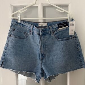 Abercrombie & Fitch Light Blue Jean Shorts